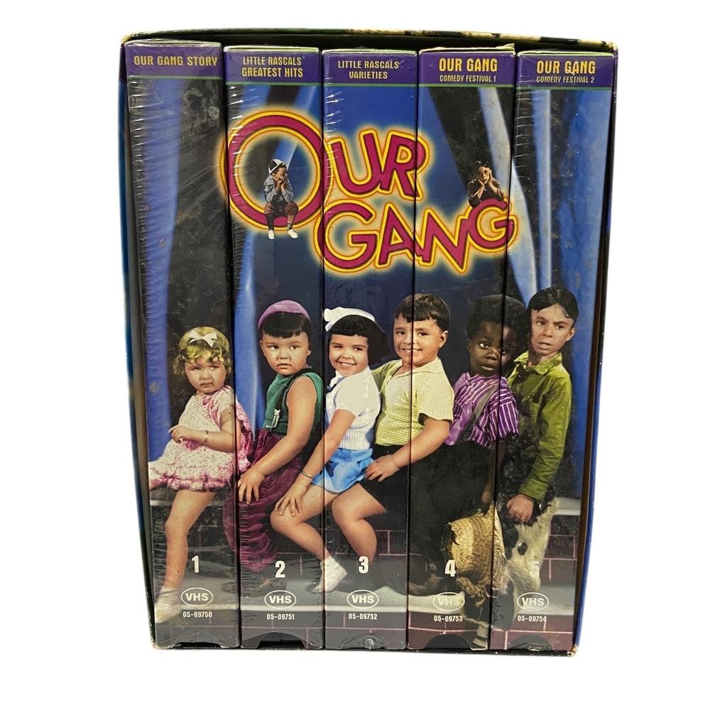 Our Gang Little Rascals‎ Collector 5 VHS Series Pack Comedy Festival Vintage 90s